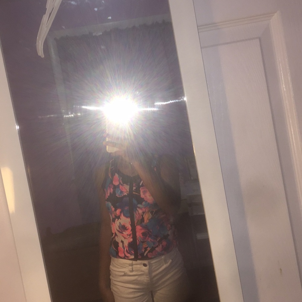 A floral set (shirt & skirt)